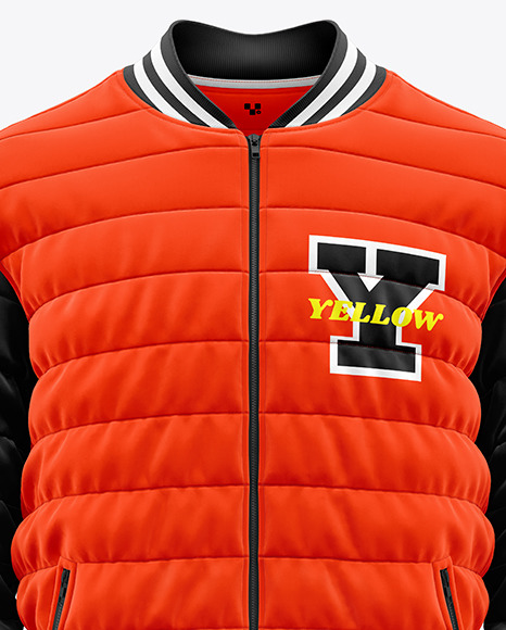 Men's Bomber Jacket Mockup