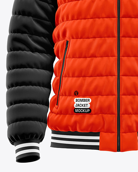 Men's Bomber Jacket Mockup