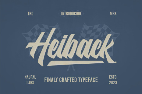 Heiback Script Font