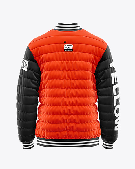 Men&#039;s Bomber Jacket Mockup