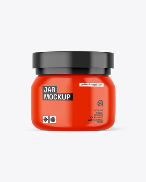 Glossy Jar Mockup