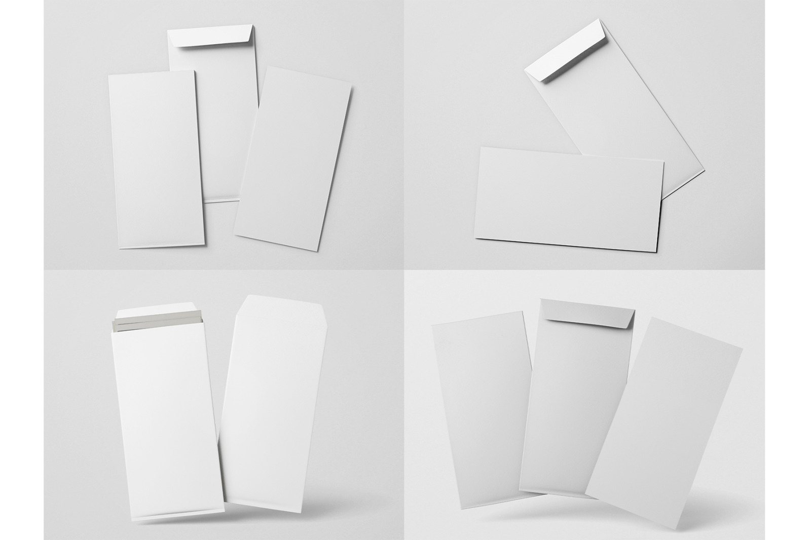 Eidi Gift Envelope Stationery PSD Mockup Set on Yellow Images Creative