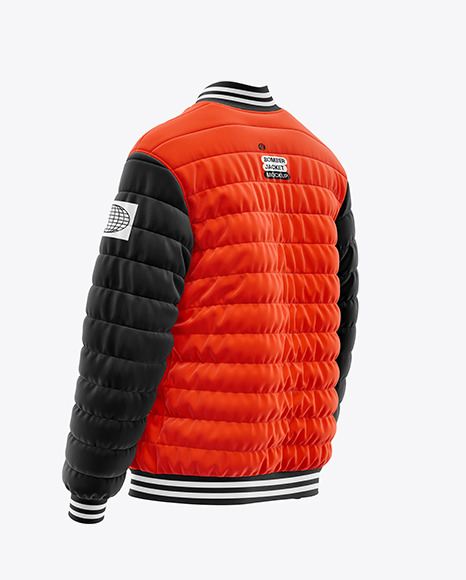 Men&#039;s Bomber Jacket Mockup