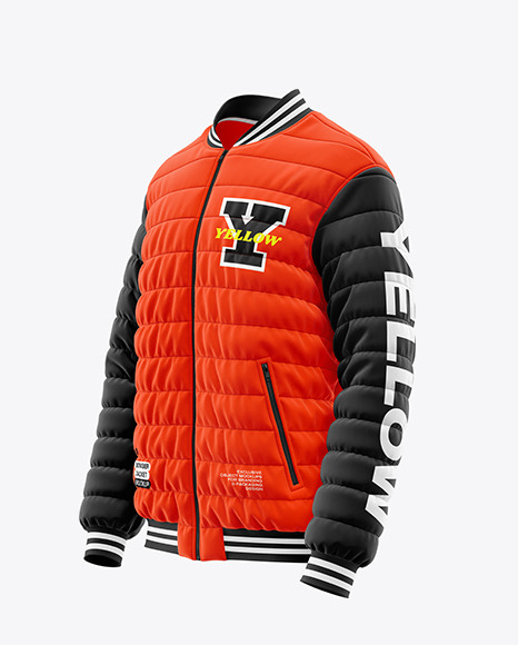 Men&#039;s Bomber Jacket Mockup