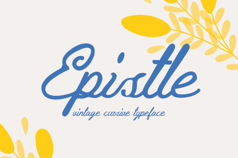 Epistle - Vintage Cursive Typeface