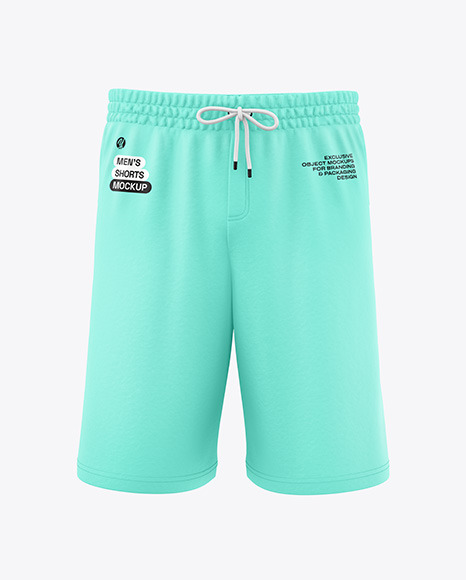 Men&#039;s Shorts Mockup - Front View