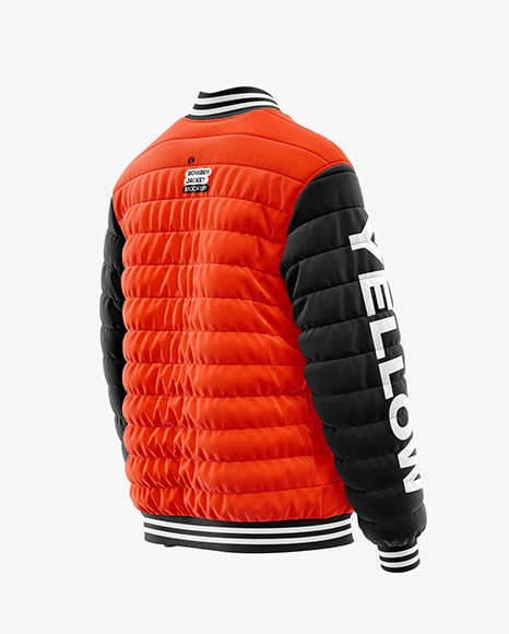 Men&#039;s Bomber Jacket Mockup