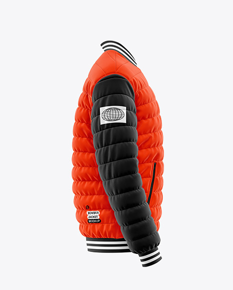 Men&#039;s Bomber Jacket Mockup
