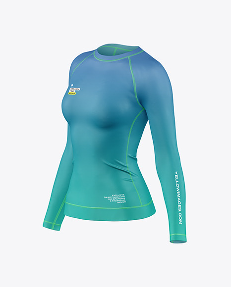 Long Sleeve Compression T-Shirt Mockup