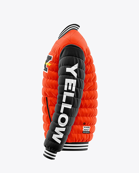 Men&#039;s Bomber Jacket Mockup