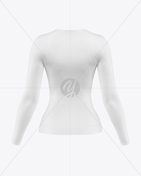 Long Sleeve Compression T-Shirt Mockup