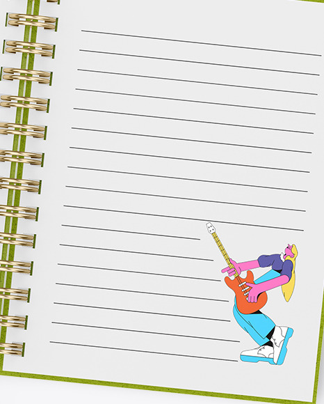 Two Kraft Notebooks Mockup