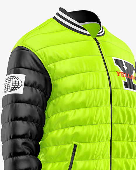 Men's Bomber Jacket Mockup