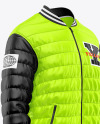 Men's Bomber Jacket Mockup