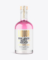 Clear Glass Liquor Bottle with Box Mockup