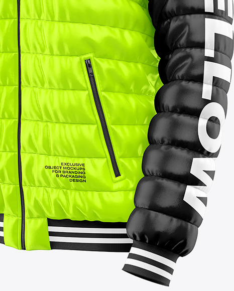 Men's Bomber Jacket Mockup