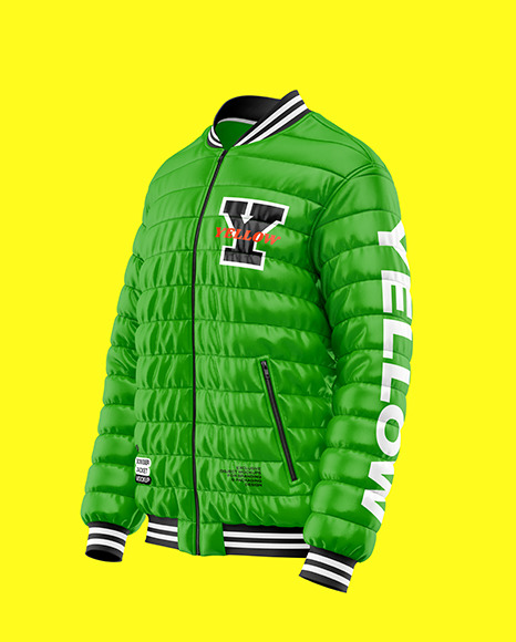Men's Bomber Jacket Mockup