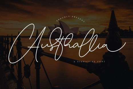 Australlia - A signature font