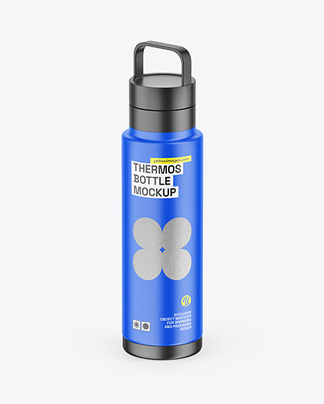Matte Sport Bottle Mockup