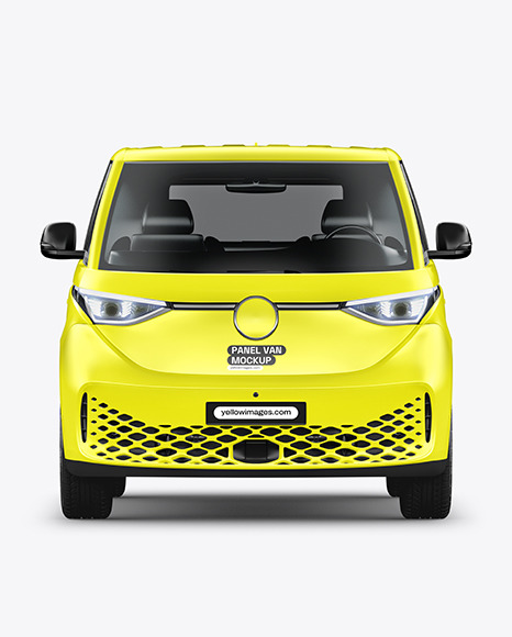 Electric Panel Van Mockup - Front View