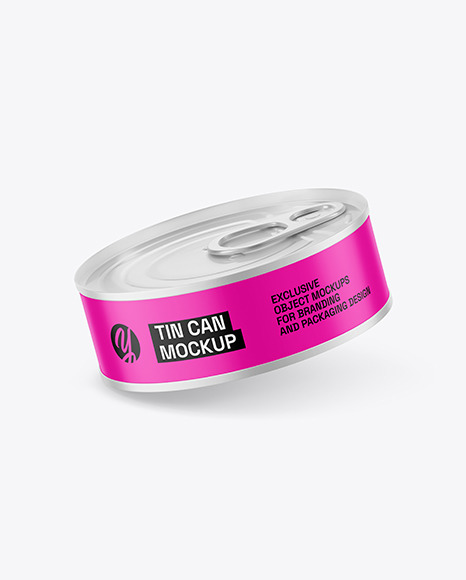 Matte Tin Can Mockup