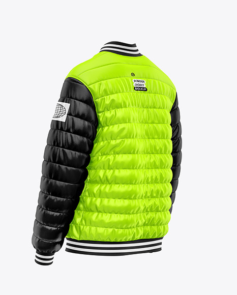 Men&#039;s Bomber Jacket Mockup