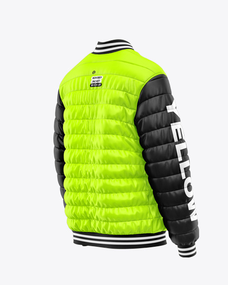 Men&#039;s Bomber Jacket Mockup