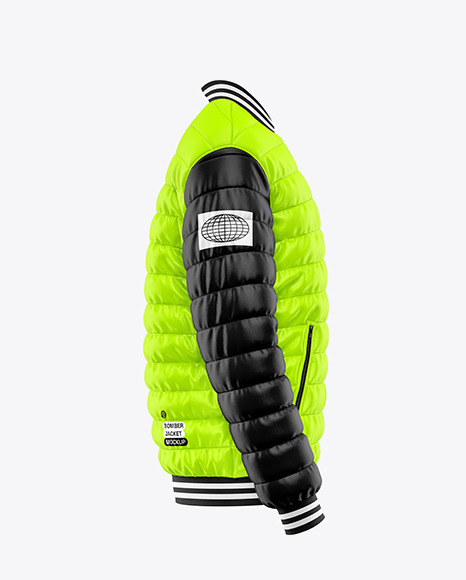 Men&#039;s Bomber Jacket Mockup