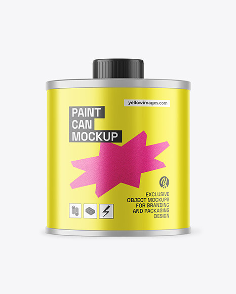 Paint Can Mockup