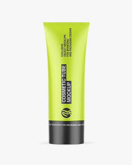 Matte Cosmetic Tube Mockup