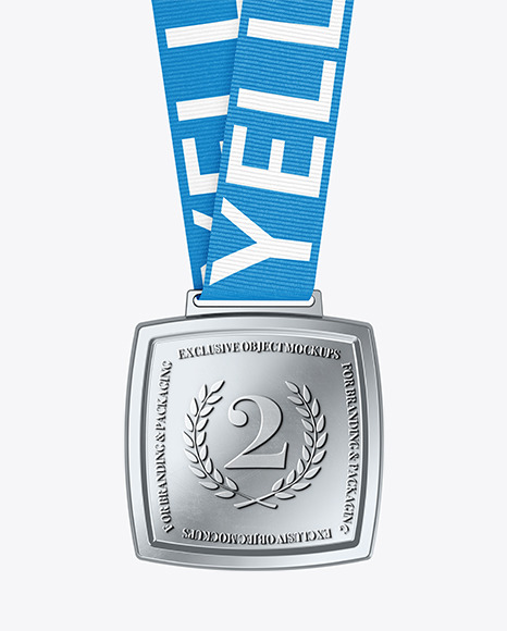 Silver Medal Mockup