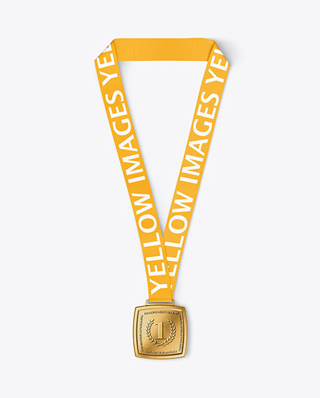 Golden Medal Mockup