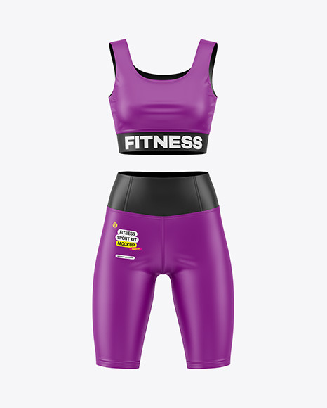 Women&#039;s Fitness Kit Mockup