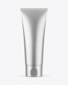 Matte Metallic Cosmetic Tube Mockup