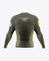 Long Sleeve Compression T-Shirt Mockup - Back View