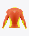 Long Sleeve Compression T-Shirt Mockup - Back View