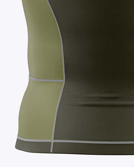 Long Sleeve Compression T-Shirt Mockup - Back View
