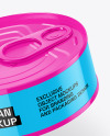 Glossy Tin Can Mockup