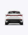 Electric Crossover SUV Mockup - Back View