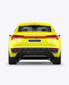 Electric Crossover SUV Mockup - Back View