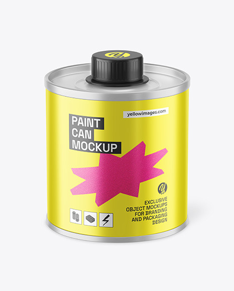 Paint Can Mockup