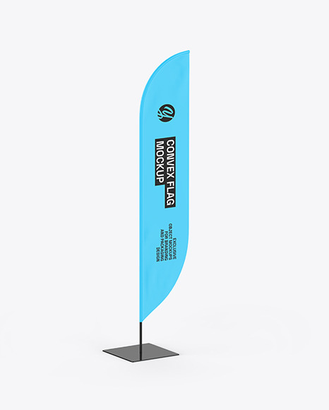 Convex Flag Mockup