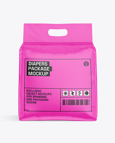 Diapers Pack Mockup