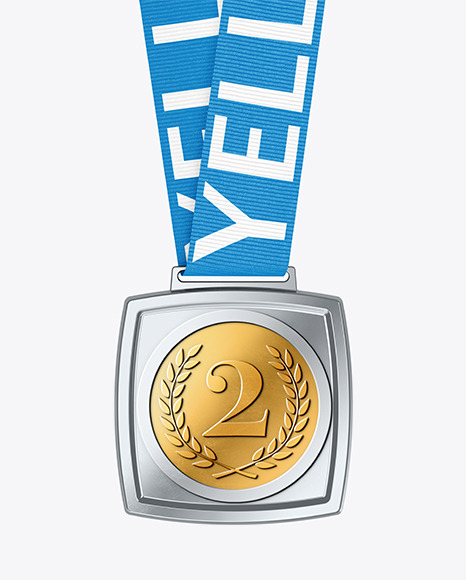 Silver Medal Mockup
