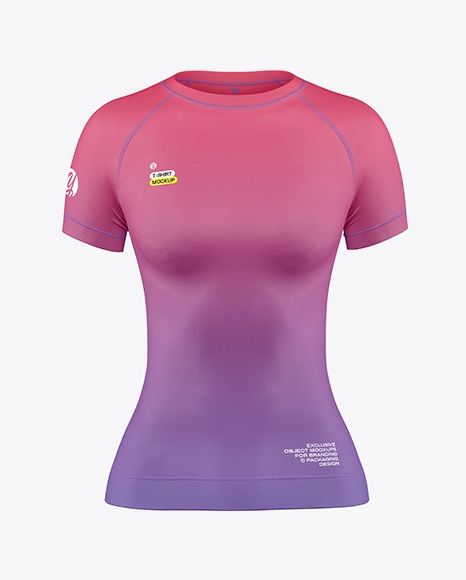 Women’s Compression T-Shirt Mockup