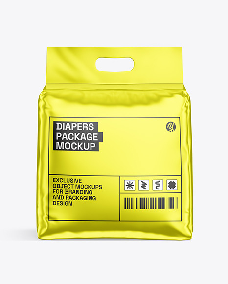 Diapers Pack Mockup