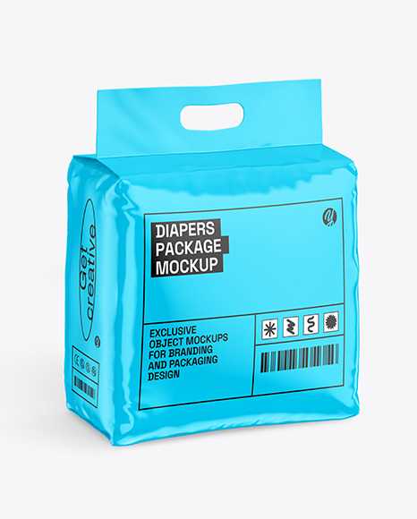 Diapers Pack Mockup