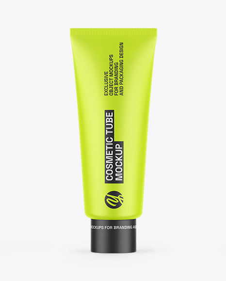 Matte Cosmetic Tube Mockup