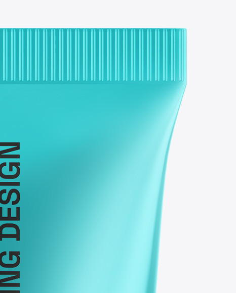 Metallic Cosmetic Tube Mockup