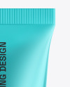 Metallic Cosmetic Tube Mockup